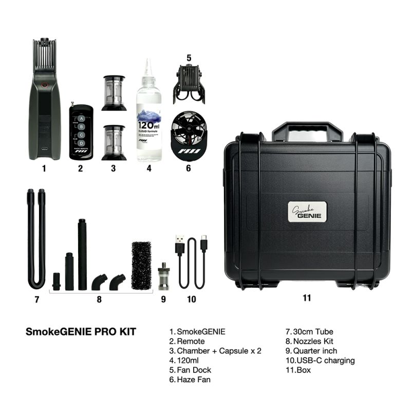 SmokeGENIE Pro Kit - Fog, Haze & Dry Ice Effects